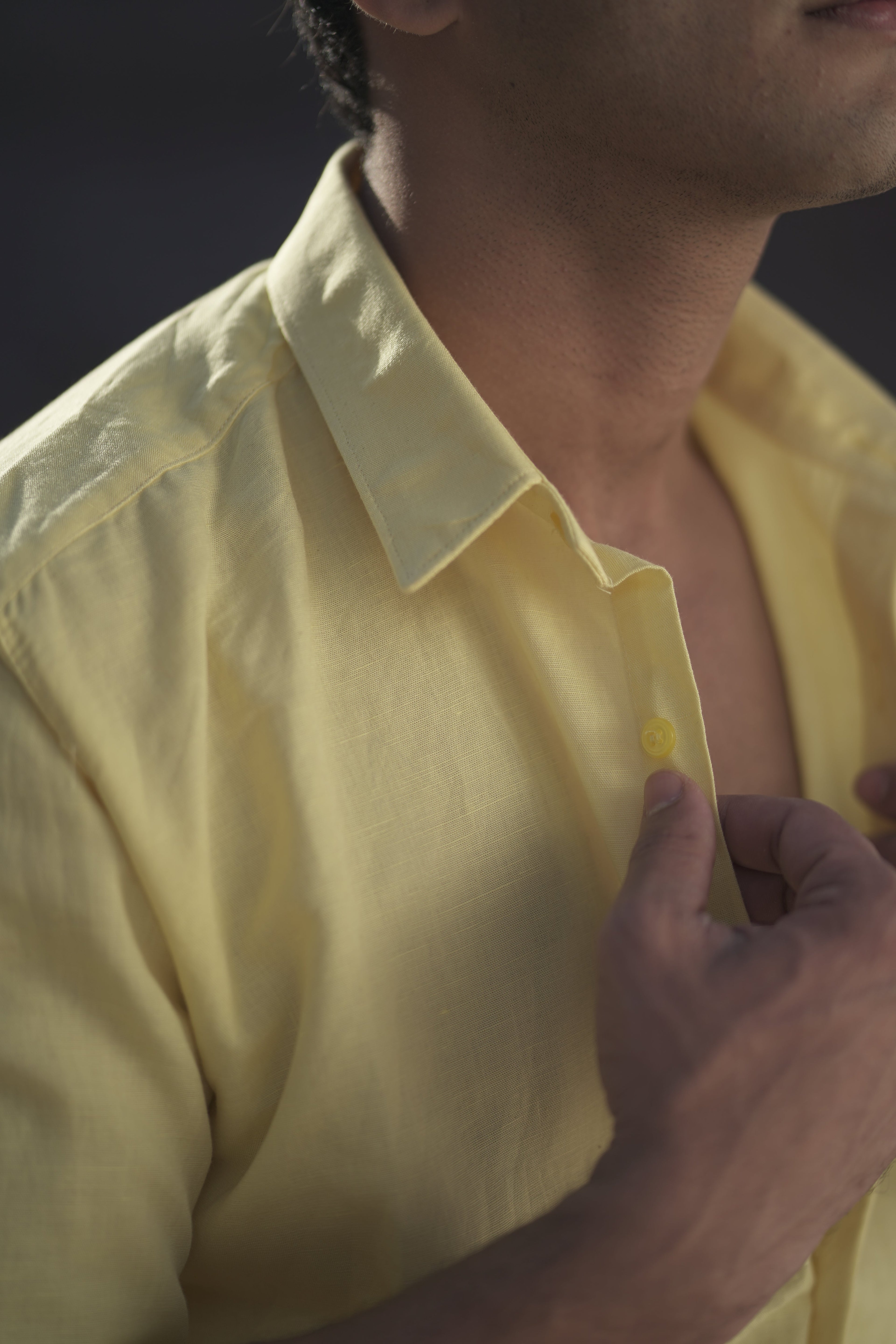Cotton Linen Blend Shirt
