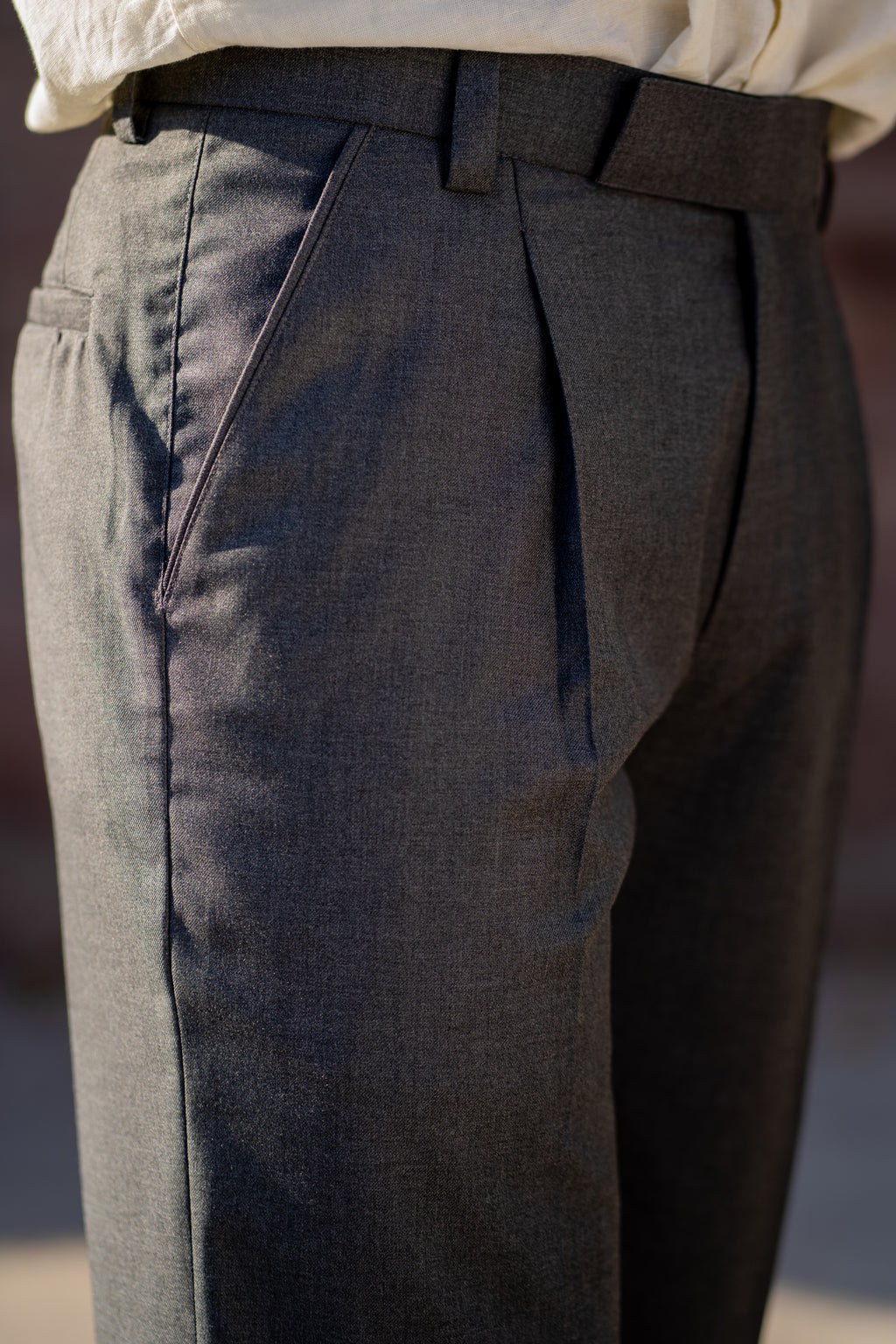dark gray trouser