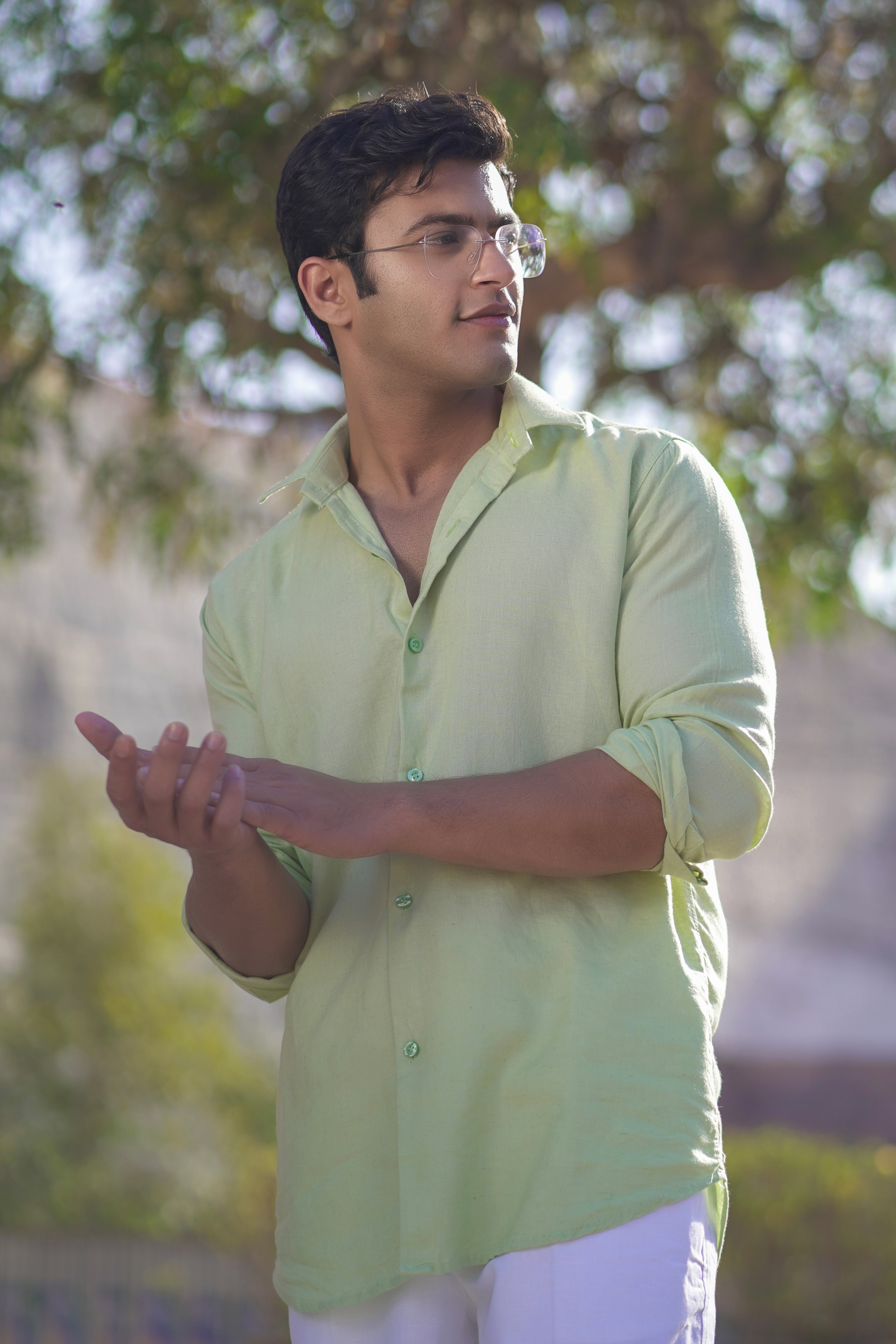 LM Pastel Olive Shirt