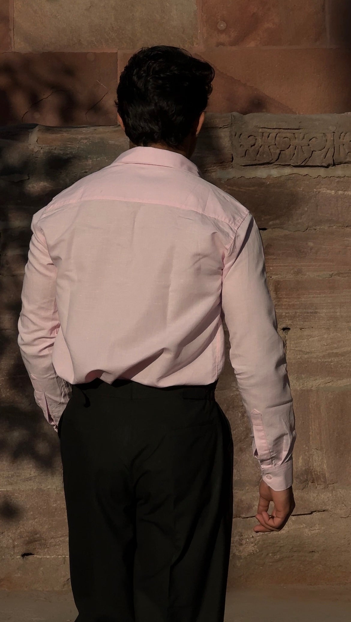 Pale pink Linen shirt