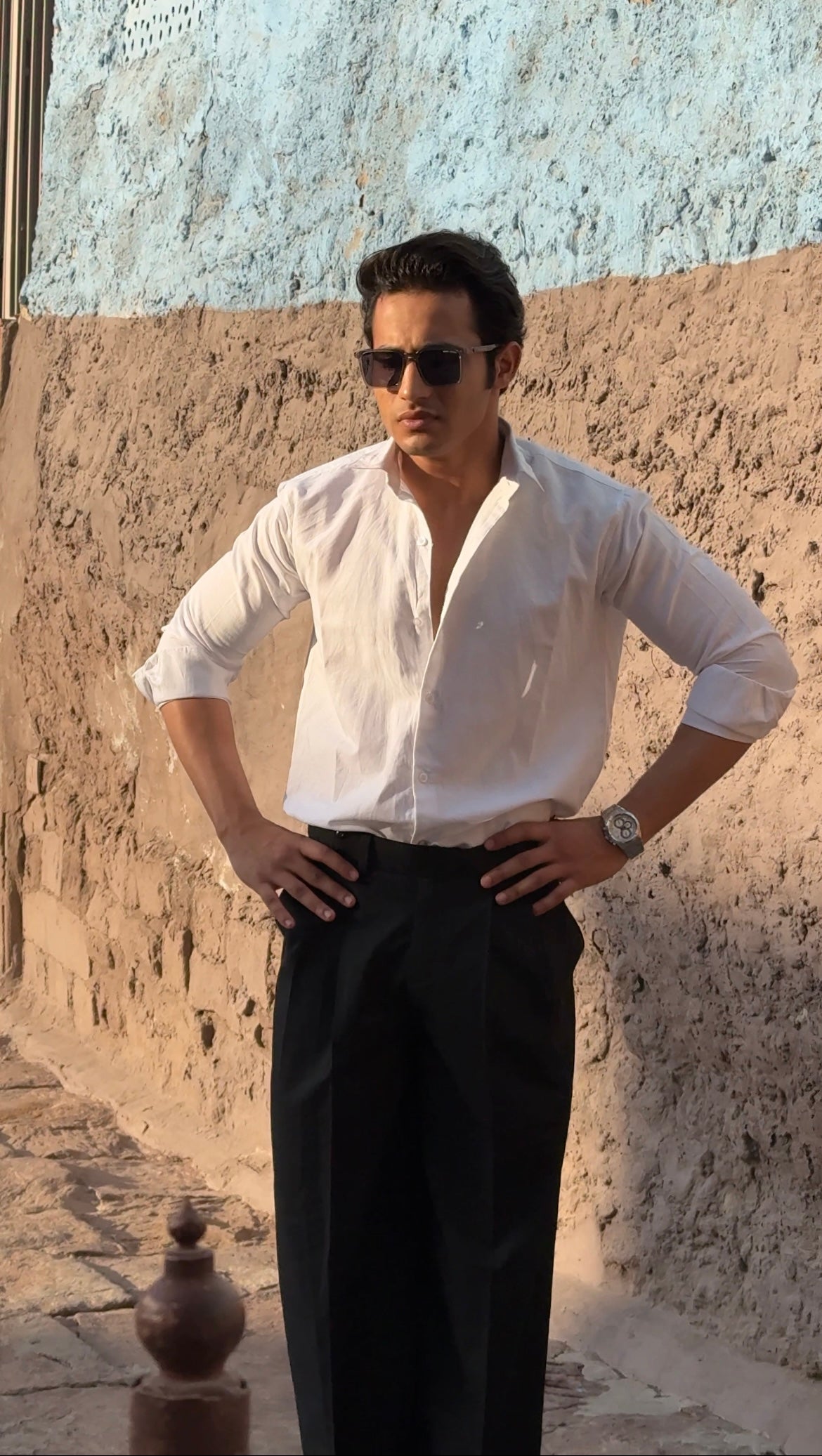 White Pearl Linen Shirt