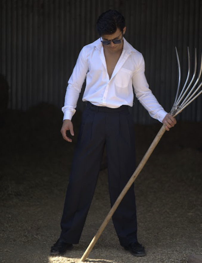 Midnight Blue gurkha pant